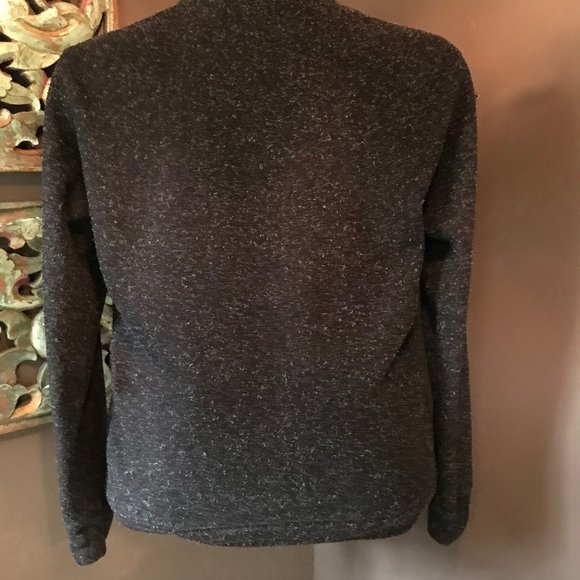 ADIDAS Dark Grey Pullover with Sewn on Mountain Logo - Picture 3 of 5